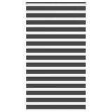 Zebra Blind Black 125x230 cm Fabric Width 120.9 cm Polyester 4014292