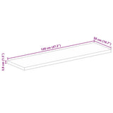 Table Top 120x50x3.8 cm Rectangular Solid Wood Rough Mango 371398