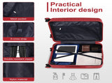 4-Piece Luggage Set with 2 Handbags & 8-Piece Toiletry Kit Durable PP Suitcase 37459360