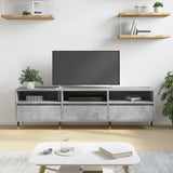 TV Cabinet Concrete Grey 150x30x44.5 cm Engineered Wood 831264