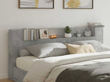 Headboard Concrete Grey Engineered Wood 3418691