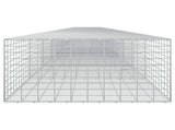 Gabion with 5 mm Wire and 5x10 cm Mesh 1200x100x50 cm 3464826
