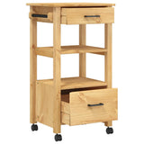 Kitchen Trolley MONZA 48x40x88.5 cm Solid Wood Pine 376085