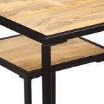 3 Piece Dining Set Solid Mango Wood 247583