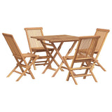 3059583 5 Piece Garden Dining Set Solid Teak Wood