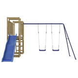 Outdoor Playset Pinewood Vacuum pressure treated Large Durable 3155932