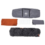 Family Tent Dome 10-Person Grey and Orange Quick Release 4004241