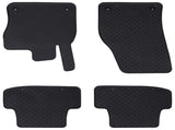 Car Mat 4 pcs Black suitable for AUDI Q2 2017 Rubber 42029116