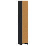 Bathroom Cabinet with Open Shelf UTRECHT Black 30 x 31 x 187 cm 897696