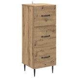 Drawer Cabinet Artisan Oak 33 x 34.5 x 89.5 cm Engineered Wood 894854