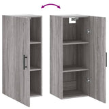Wall Mounted Cabinet Grey Sonoma 34.5x34x90 cm 828882