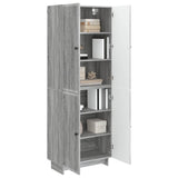Cabinet Set 2 pcs Grey Sonoma 66 x 34.5 x 90 cm Engineered Wood 3416364