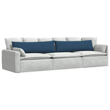 Sofa Pillows 2 pcs Blue 145 x 40 cm Fabric 42013833