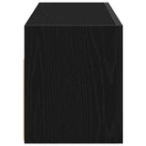 Bathroom Wall Cabinet Black 80x25x30 cm Engineered Wood 860077