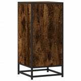 Sideboard Smoked Oak 35.5x35x76 cm Engineered Wood and Metal 848941