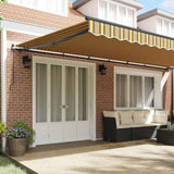 Retractable Awning Manual Multicolour 600 x 350 cm Fabric 3331737