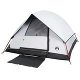Camping Tent Dome 2-Person White Blackout Fabric Waterproof 94694