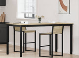 Standing Bar Table Engineered Wood Rectangular 892705