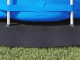 Pool Ground Sheet Folding Black 366 cm Non-woven Fabric 42009114