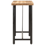 ZNTS Bar Table 110x55x107 cm Solid Wood Mango and Iron 356381