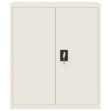 ZNTS File Cabinet White 90x40x145 cm Steel 3188312