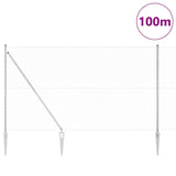 Welded Wire Fence with Spikes 100 x 1.5 m 3353458