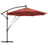 Umbrella Terracotta 294 x 294 x 248 cm Polyester and Aluminium 42003390