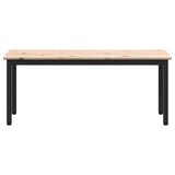 Bench Natural 110 x 35 x 45 cm Solid Pine Wood 892773