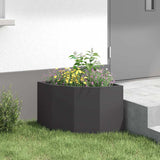 Corner Planter Black 45 x 45 x 35 cm Steel 883647