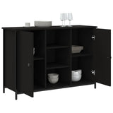 Sideboard Black 100x35x70 cm Engineered Wood 835514