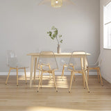 Dining Chairs 6 pcs Transparent PET 3082351