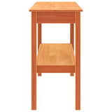 Console Table Wax brown 110 x 40 x 75 cm Solid pine wood 867148