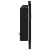 LED Bathroom Mirror Black Oak 100 x 8.5 x 37 cm Glass 862548