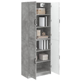 Cabinet Set 2 pcs Concrete Grey Engineered Wood 3416946