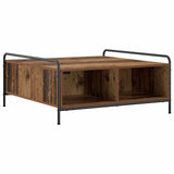 Coffee Table Old Wood 90 x 90 x 41 cm Engineered Wood 8013606