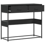 Console Table Black 90x35x80 cm Engineered Wood 849174