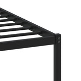 Metal Bed Frame without Mattress Brown Oak 120x200 cm 4007763