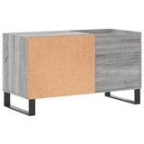 ZNTS Record Cabinet Grey Sonoma 85x38x48 cm Engineered Wood 831714