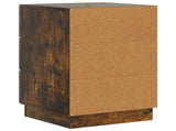 Bedside Cabinet Smoked Oak 43 x 41 x 63.5 cm Engineered Wood 895250