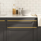 Cabinet Handles 10 pcs Gold 480 mm Stainless Steel 3203626