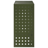 Air Conditioner Cover Olive Green 110 x 50 x 105 cm Steel 8014146