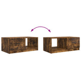 Coffee Table Smoked Oak 90 x 50 x 37 cm Engineered Wood 895880