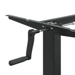 ZNTS Standing Desk Frame Black cm Steel 4005341