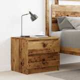 Bedside Cabinet Old Wood 50x40x43.5 cm Engineered Wood 856518
