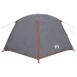 Backpacking Tent Grey and Orange 4-Person 42017414