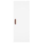 Highboard White 34.5x34x180 cm Engineered Wood 3198761