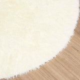 Shaggy Rug High Pile NAVARRA Cream 200x200 cm Polyester 4102919