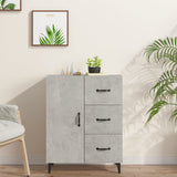 Sideboard Concrete Grey 69.5x34x90 cm Engineered Wood 812181