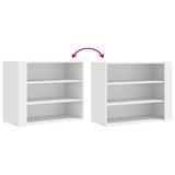 Wall Cabinet White 75x35x60 cm Engineered Wood 848416