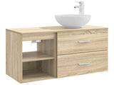 Bathroom Furniture Set 2 pcs Sonoma Oak Engineered Wood 3403866